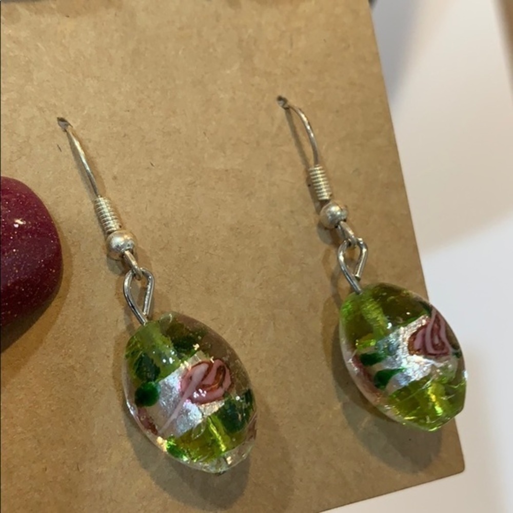 💐5/25 large faceted acrylic stud style glass bead - Picture 3 of 7